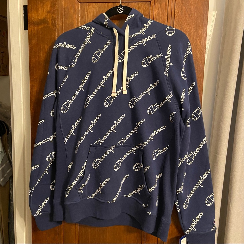 Champion All-over Logo Hoodie